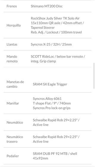 Bicicleta Scott Scale 940 2022