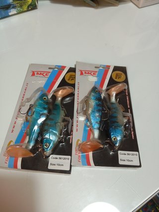 Señuelos de pesca varios modelos y medidas