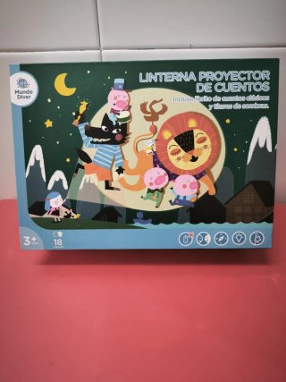 Libro de cuentos con linterna proyectora