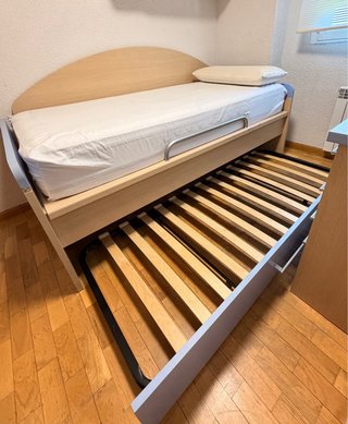 Cama nido con somier juvenil