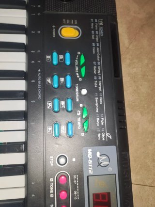 Teclado Piano MD 819 con Micrófono