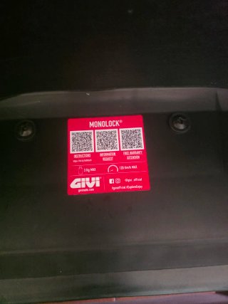 Baúl Givi 45L Maxi Scooter/Touring