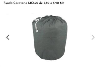 Funda Caravana Kampa 4 Capas 5.5-5.9m Gris