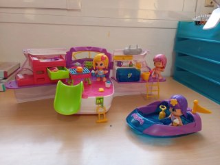 Barco Pinypon con figuras