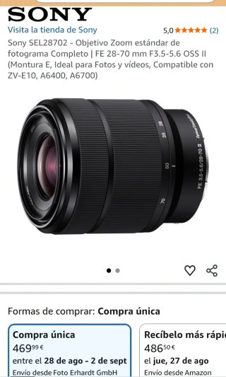 Sony FE 3.5-5.6/28-70 II