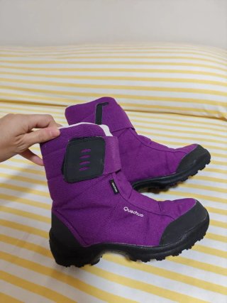 Botas de nieve moradas talla 37 y 35