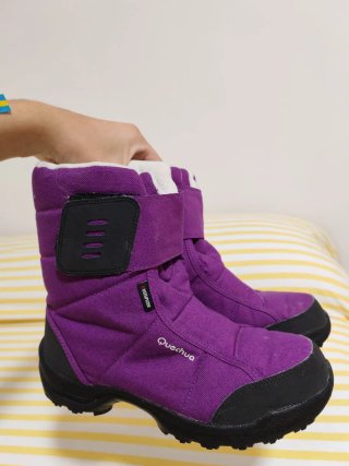 Botas de nieve moradas talla 37 y 35