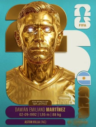 Cromo Dibu Martínez Mundial Qatar 2022