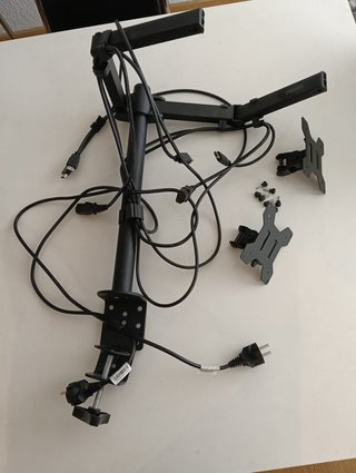 Schermi Lenovo L24q-30 + Braccio Doppio