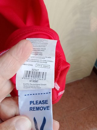 Maglietta Kappa Rossa Taglia L