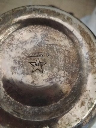 Juego de té y centro de mesa Marroquí Vintage 7 pz