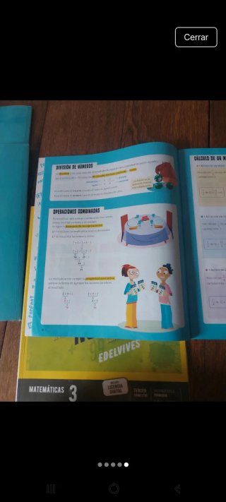 Libro matemáticas tercero de primaria edelvives