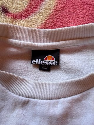 Sudadera Ellesse Vintage Crema Talla XS