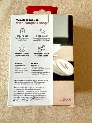 Mouse Wireless Trust Primo Bianco
