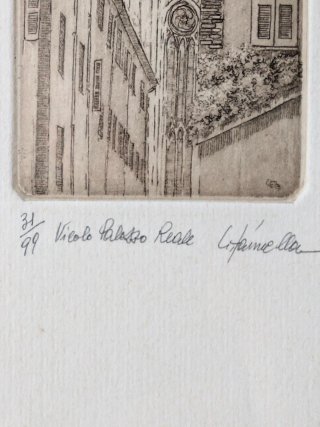 Dipinto Vicolo Palazzo Reale