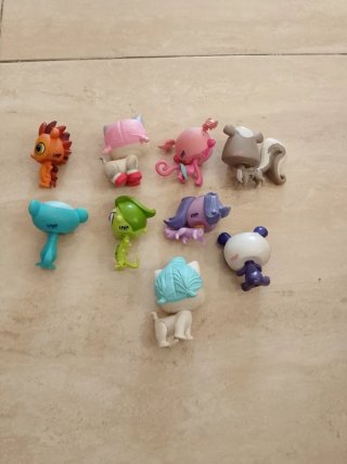 Littlest Pet Shop 9 unidades vintage