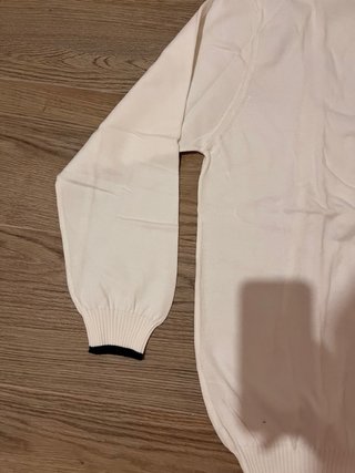 Maglioncino Fila Bianco Scollo a V Vintage