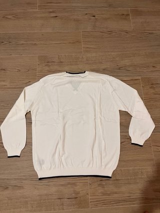 Maglioncino Fila Bianco Scollo a V Vintage