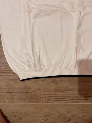 Maglioncino Fila Bianco Scollo a V Vintage