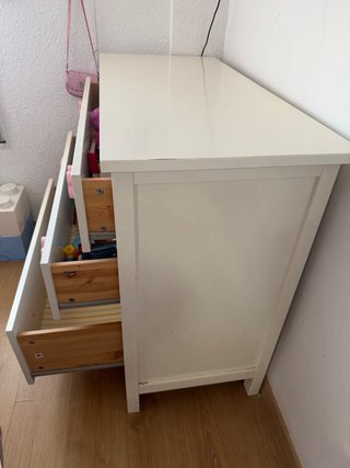 Cajonera blanca 3 cajones Ikea