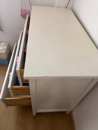 Cajonera blanca 3 cajones Ikea