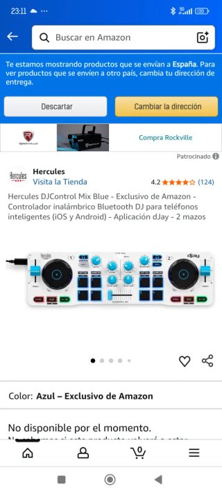 Controlador DJ Azul - Exclusivo Amazon