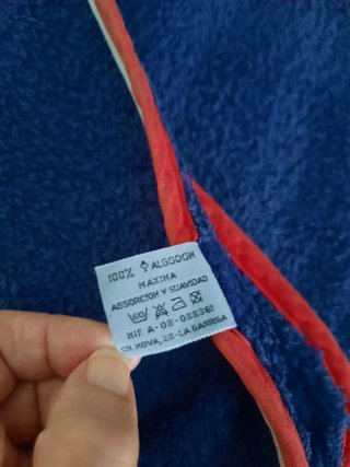 Toalla de playa con bolsillo náutico, marca Luna