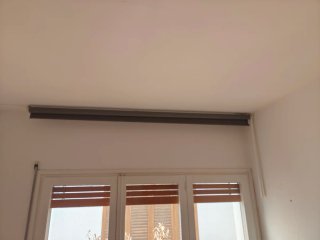Estor opaco IKEA gris