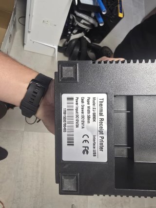 Impresora Térmica Negra