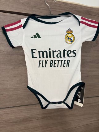 Body Bebé Real Madrid Adidas Blanco Talla 9