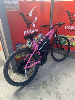Bicicleta Eléctrica 800w 36v Rosa