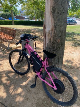 Bicicleta Eléctrica 800w 36v Rosa