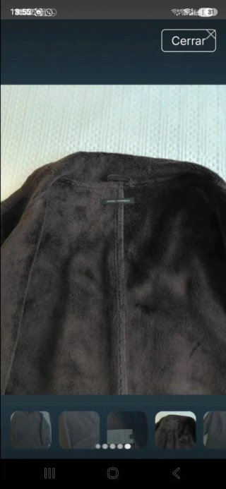 Chaquetón Adolfo Domínguez Marrón Hombre