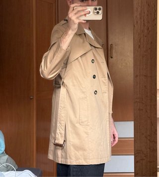 Gabardina Beige Marrón