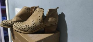 Botines XTi Beige Talla 38 Tachuelas