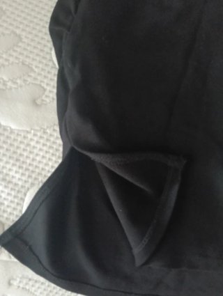 Top negro sin tirantes