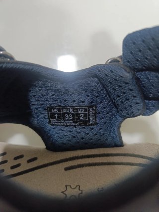 Sandalias Geox niño azul y gris