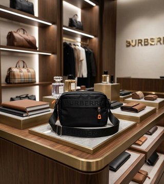 Bandolera Burberry Negra Paddy