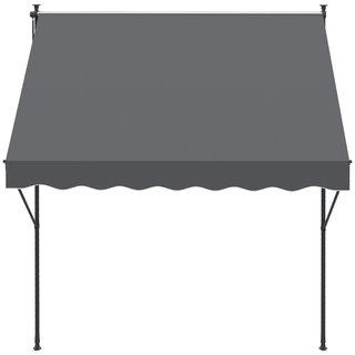Toldo retráctil manual 200x175x210-310 cm