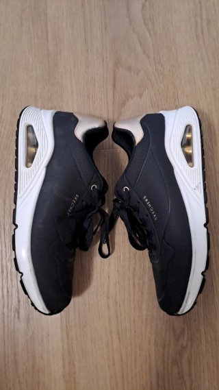 Scarpe Skechers nere e oro