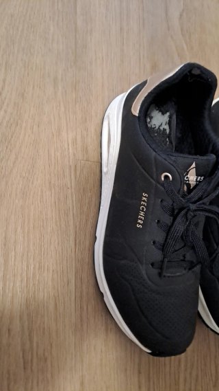Scarpe Skechers nere e oro