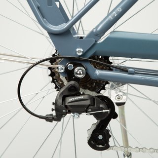 Bicicleta urbana clásica cuadro bajo 28 pulgadas Elops