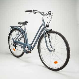 Bicicleta urbana clásica cuadro bajo 28 pulgadas Elops