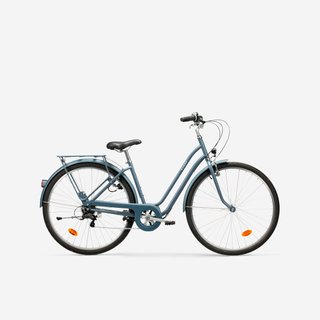 Bicicleta urbana clásica cuadro bajo 28 pulgadas Elops