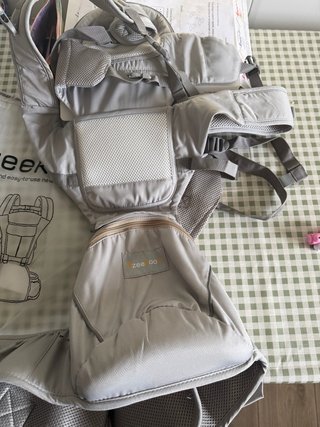 Mochila Portabebés Ergonómica Gris