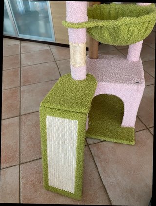 Árbol para gatos con hamaca y rascador