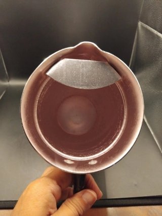 Jarra Vintage Aluminio Rosa Martelé