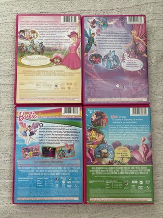 Lote 4 Películas DVD Barbie (Español)