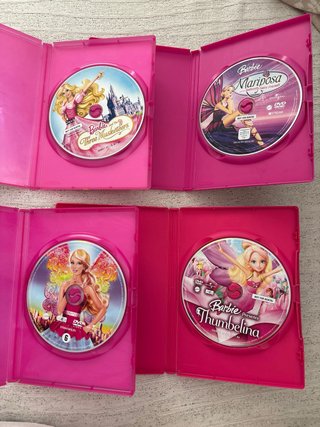 Lote 4 Películas DVD Barbie (Español)