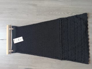 Falda larga negra talla S